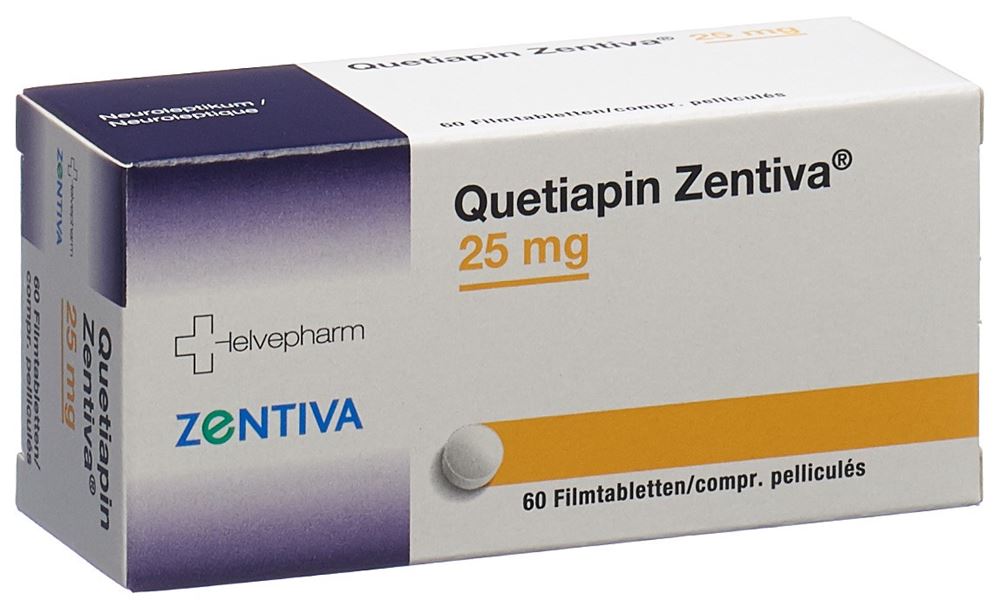 QUETIAPIN Zentiva cpr pell 25 mg 60 pce