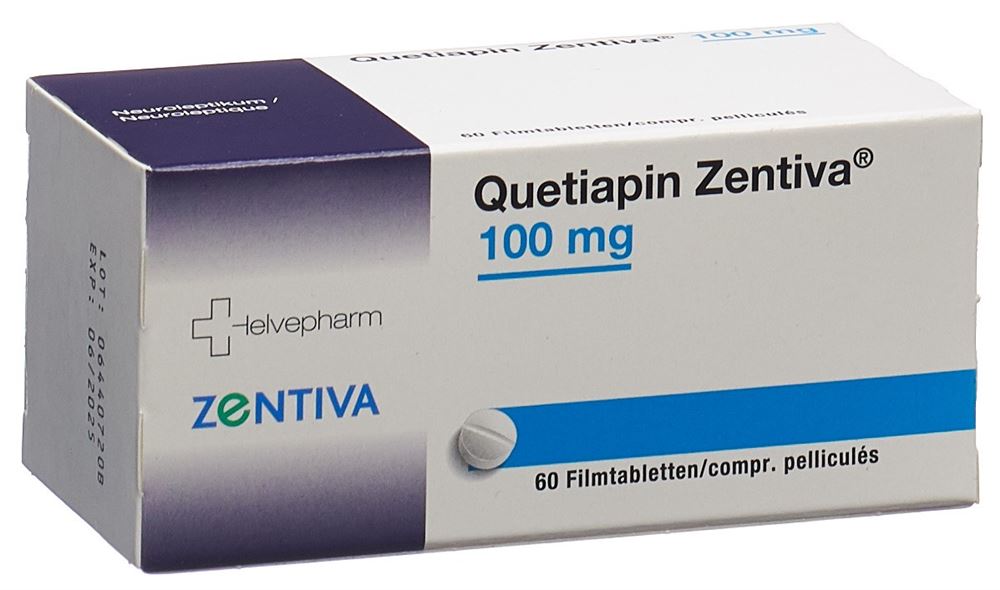 QUETIAPIN Zentiva cpr pell 100 mg 60 pce