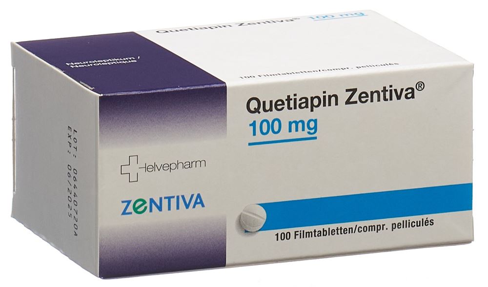 QUETIAPIN Zentiva cpr pell 100 mg 100 pce
