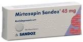 Mirtazapin Sandoz 45, Filmtabletten