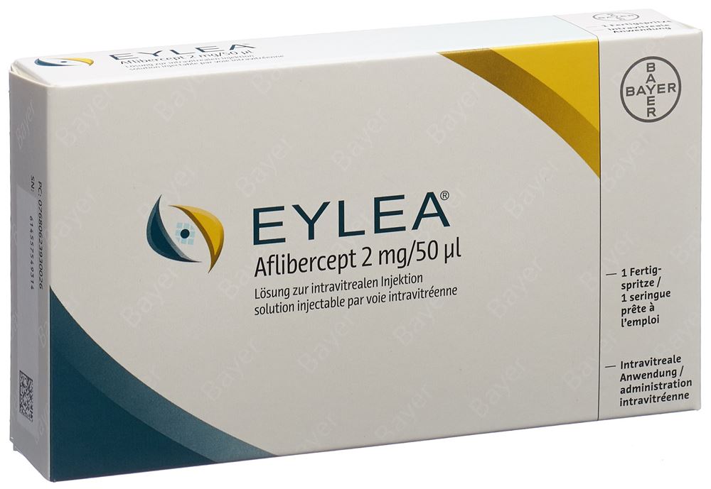 Eylea 2 mg/0.05 ml, Injektionslösung in einer Fertigspritze