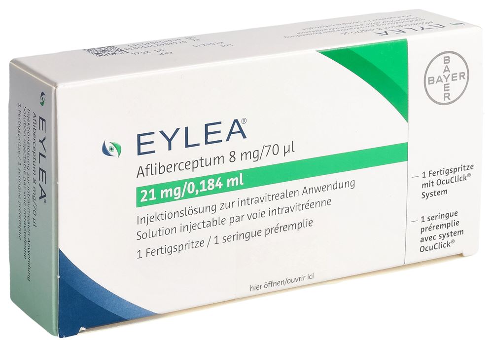 Eylea 8 mg/0.07ml, Injektionslösung in einer Fertigspritze