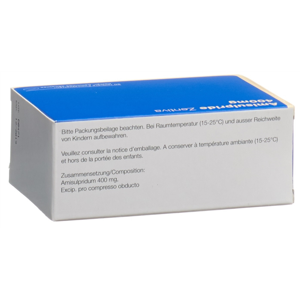 Amisulpride Zentiva 400 mg, teilbare Filmtabletten