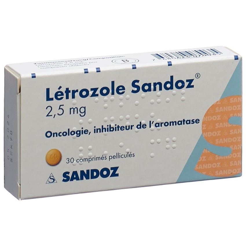 LETROZOLE Sandoz cpr pell 2.5 mg 30 pce