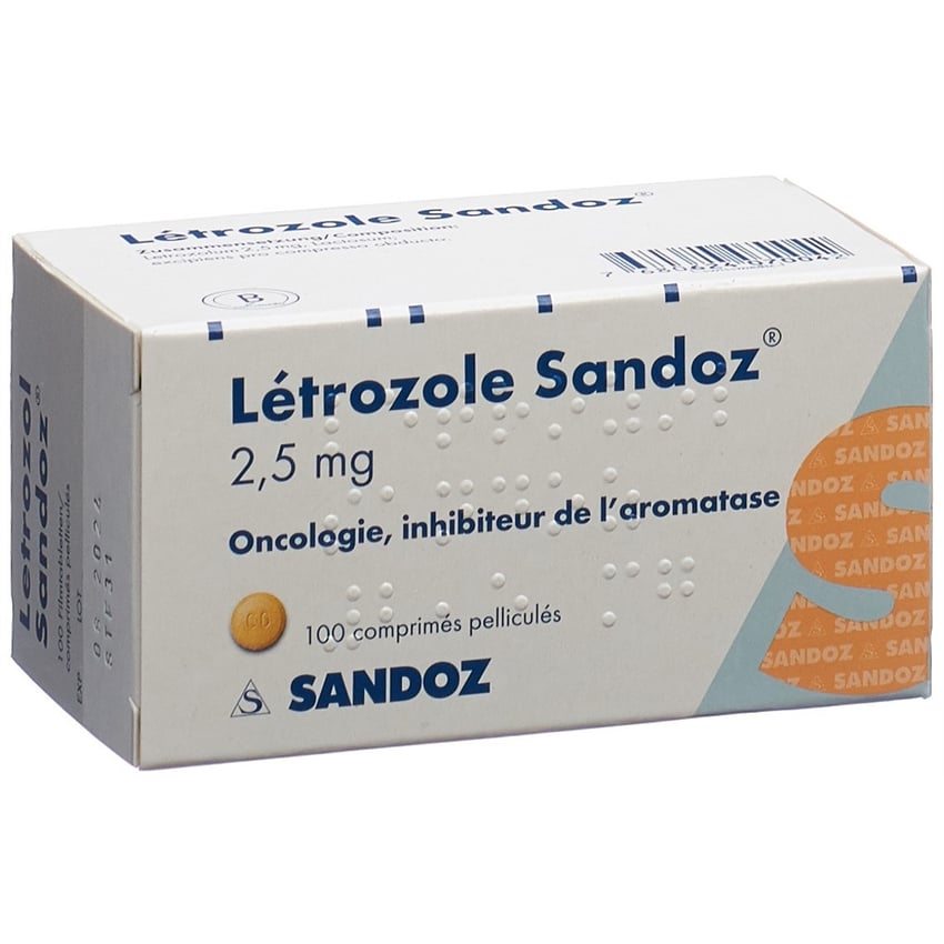 LETROZOLE Sandoz cpr pell 2.5 mg 100 pce