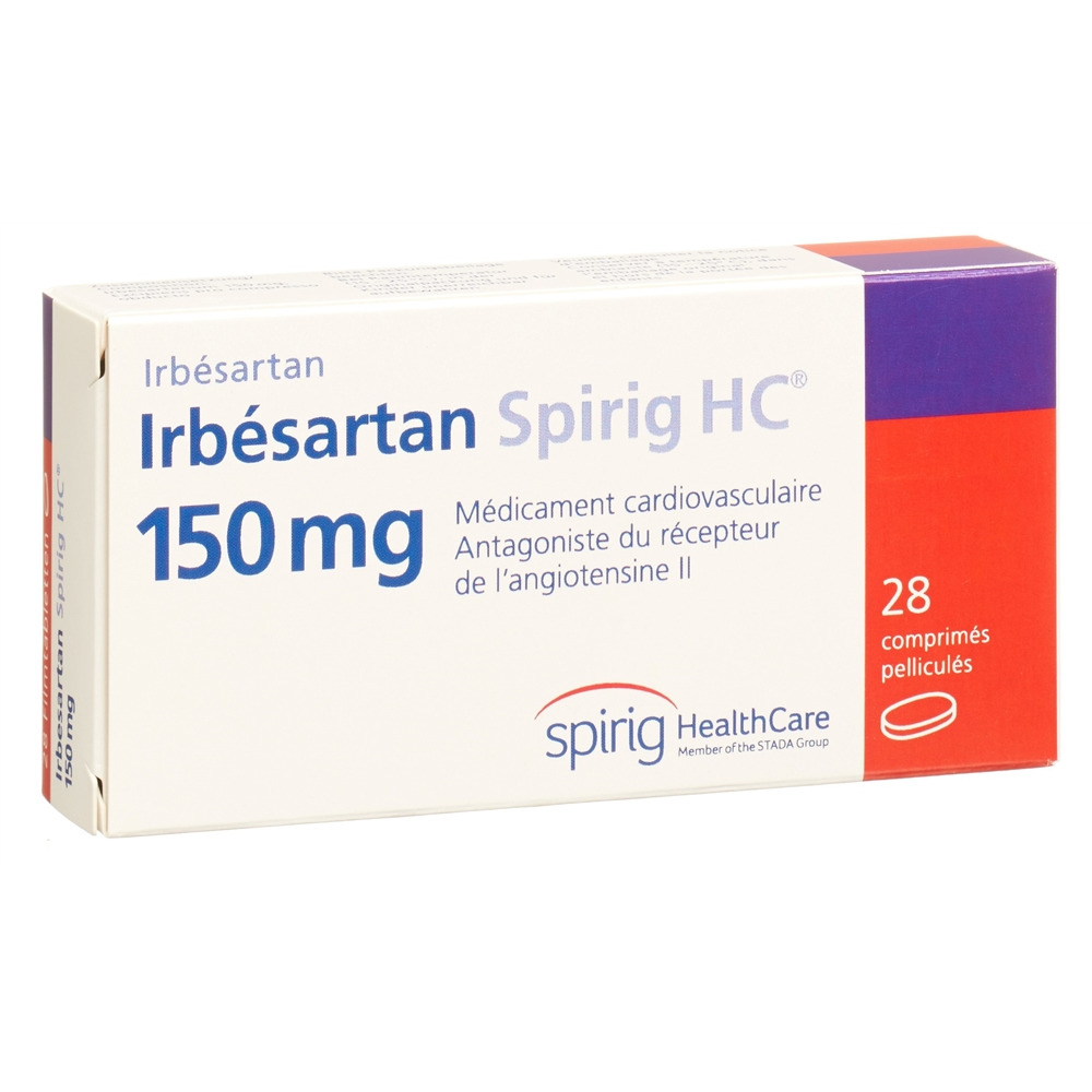 Irbesartan Spirig HC 150, Filmtabletten