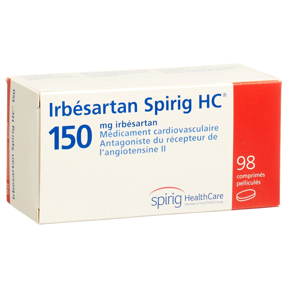 IRBESARTAN Spirig HC cpr pell 150 mg 98 pce