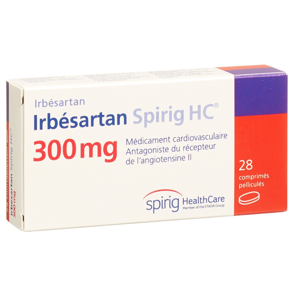 IRBESARTAN Spirig HC cpr pell 300 mg 28 pce