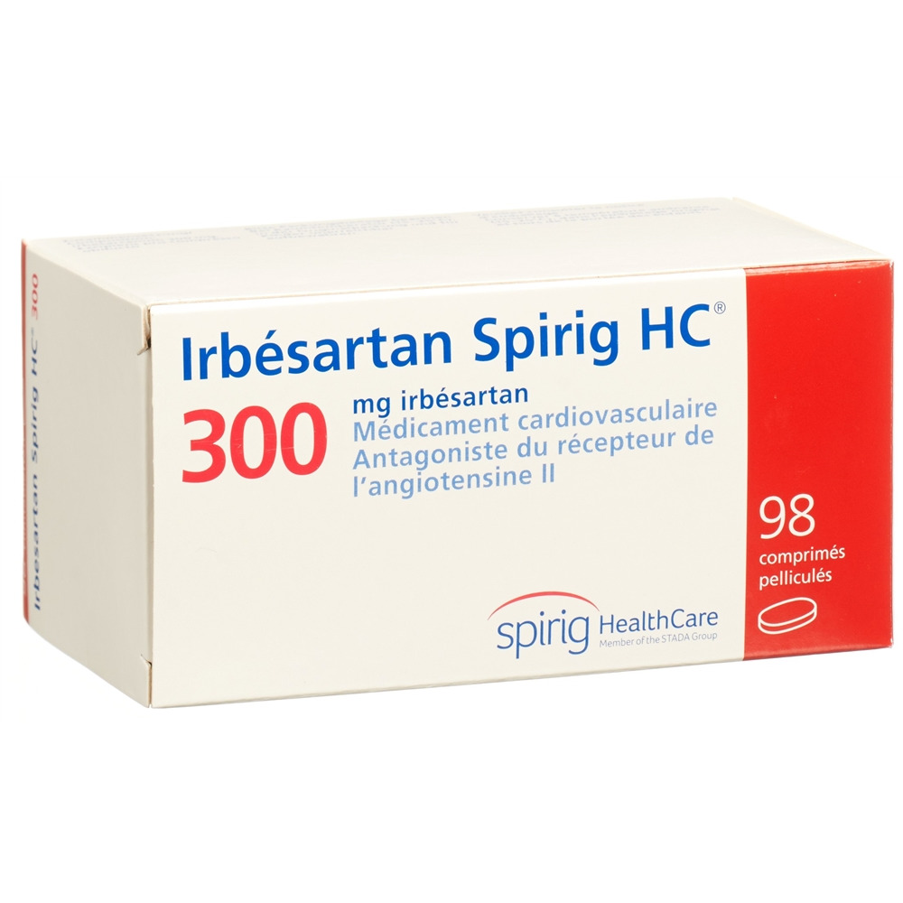 IRBESARTAN Spirig HC cpr pell 300 mg 98 pce