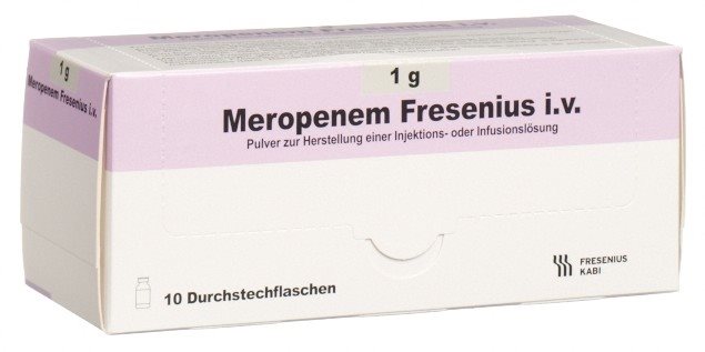 Meropenem Fresenius i.v. 1 g, Pulver zur Herstellung einer Injektions-/Infusionslösung