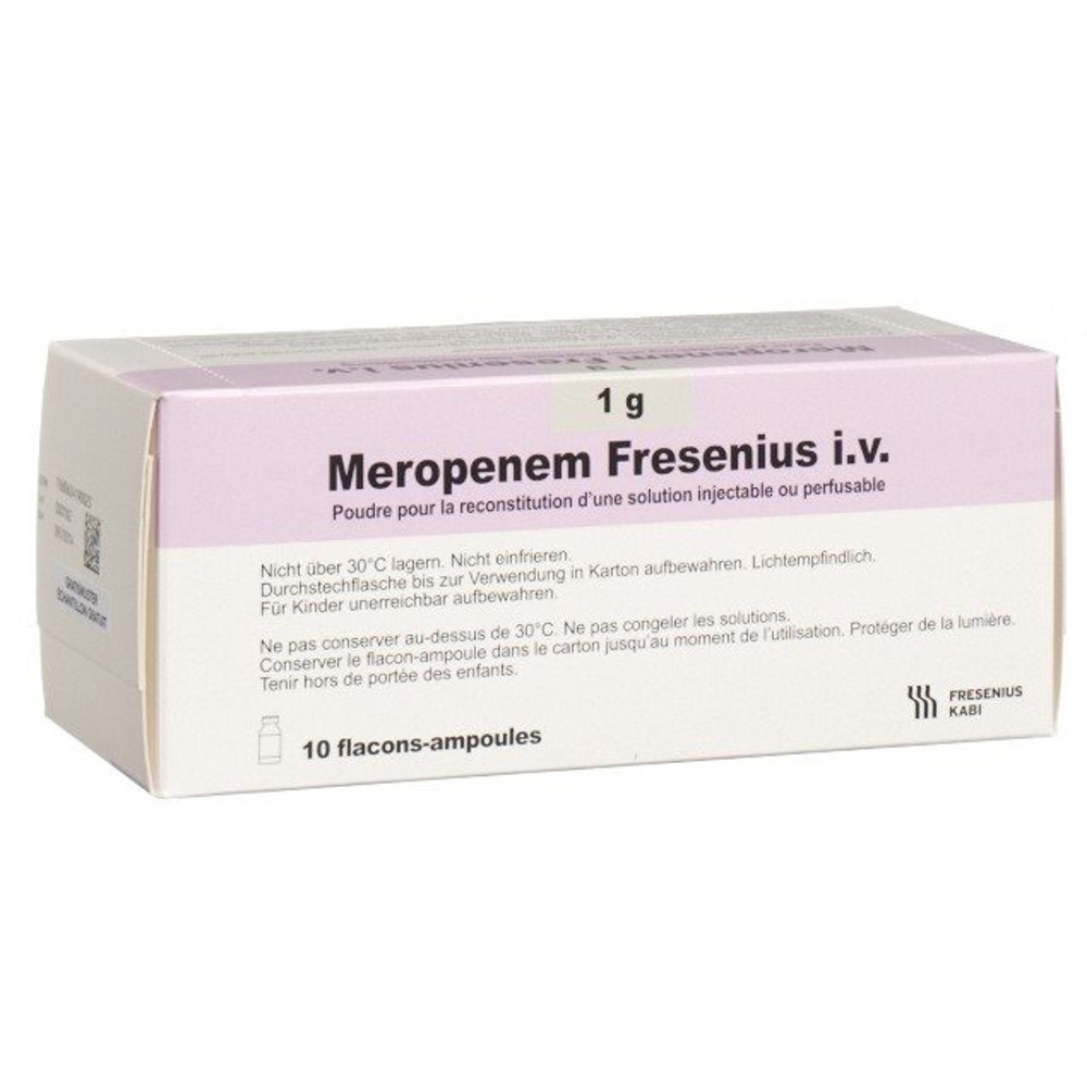 Meropenem Fresenius i.v. 1 g, Pulver zur Herstellung einer Injektions-/Infusionslösung