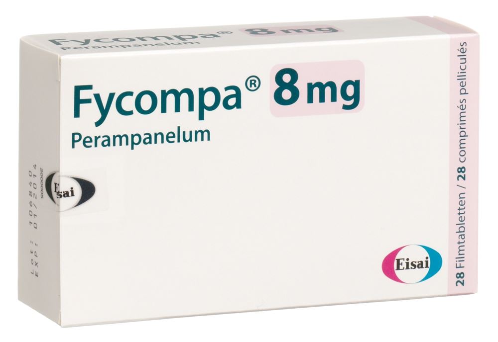 FYCOMPA cpr pell 8 mg 28 pce