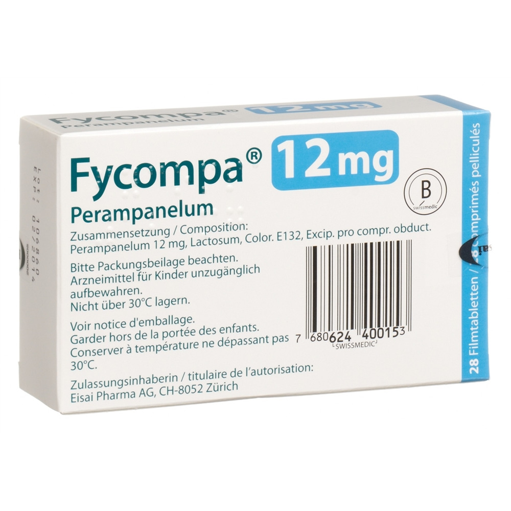Fycompa 12mg, Filmtabletten