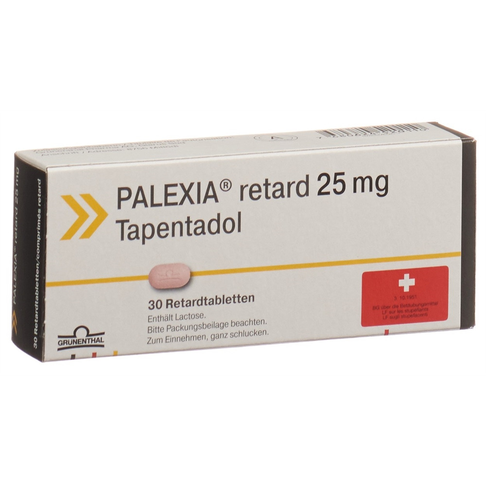 Palexia retard 25 mg, Retardtabletten