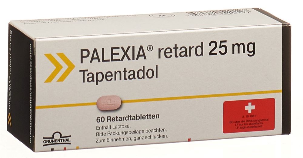 Palexia retard 25 mg, Retardtabletten