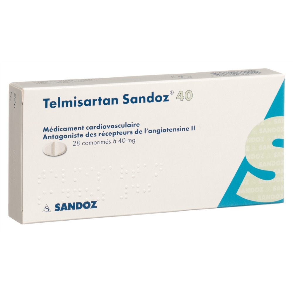 Telmisartan Sandoz 40 mg, Tabletten