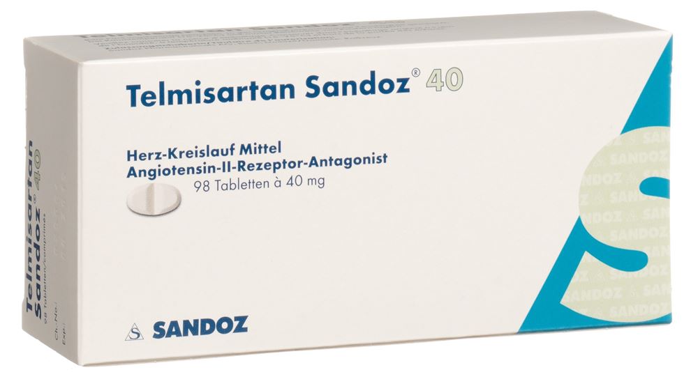 TELMISARTAN Sandoz cpr 40 mg 98 pce