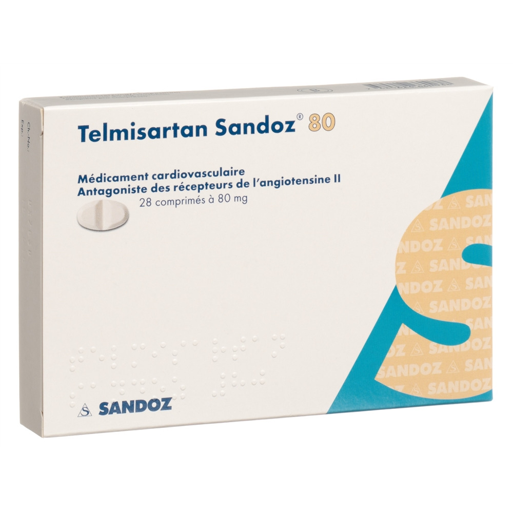 Telmisartan Sandoz 80 mg, Tabletten