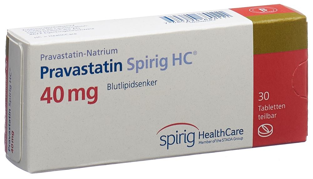 PRAVASTATINE Spirig HC cpr 40 mg 30 pce