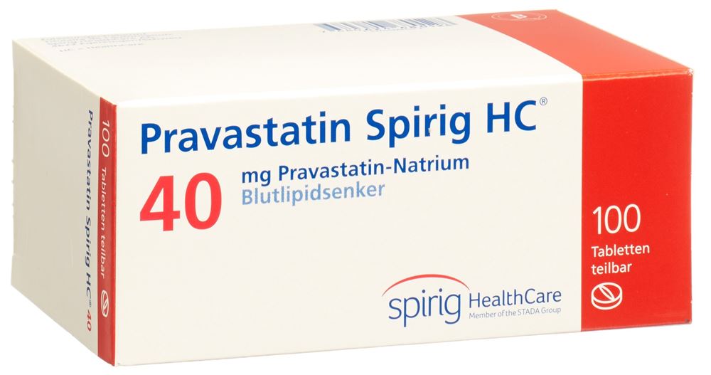 Pravastatin Spirig HC 40mg, Tabletten