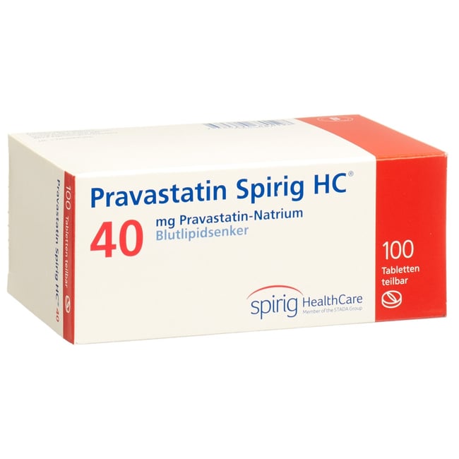 Pravastatin Spirig HC 40mg, Tabletten