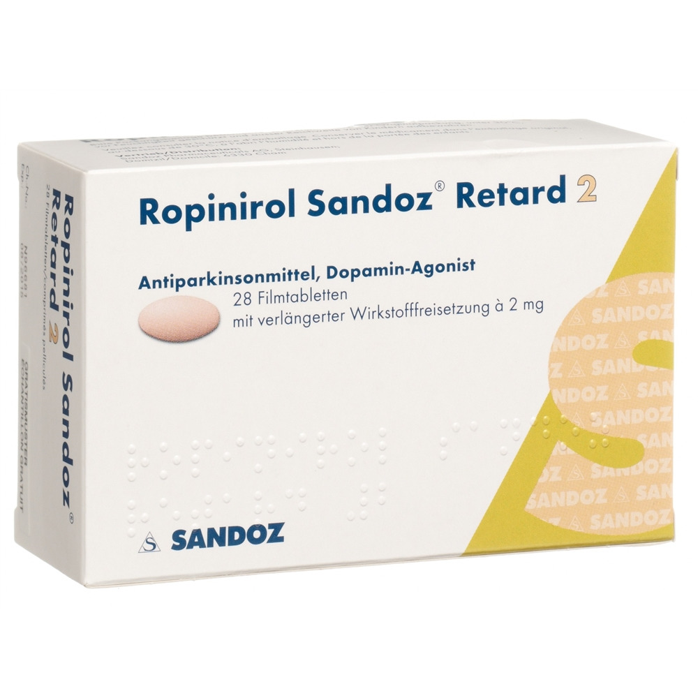 ROPINIROLE Sandoz Retard cpr ret 2 mg 28 pce