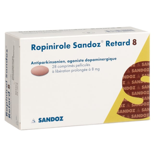 ROPINIROLE Sandoz Retard cpr ret 4 mg 28 pce