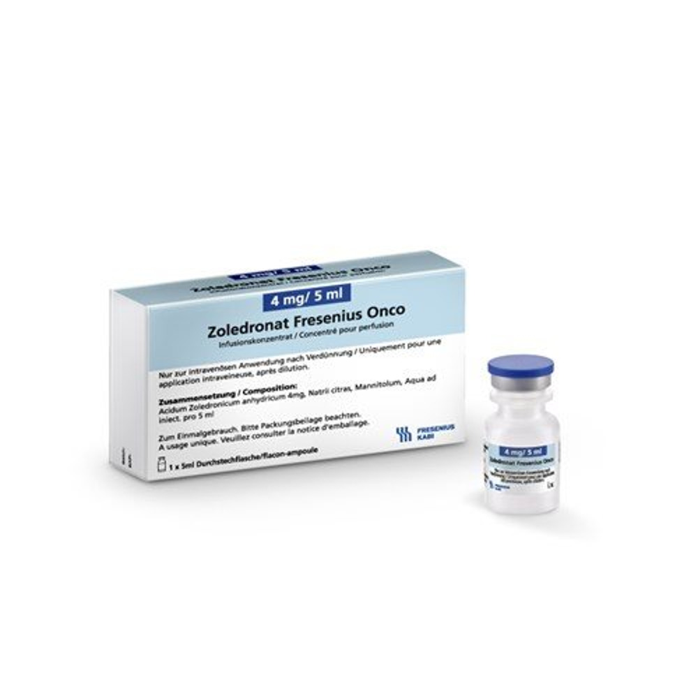 ZOLEDRONAT Fresenius Onco 4 mg/5ml Flacon 5 ml