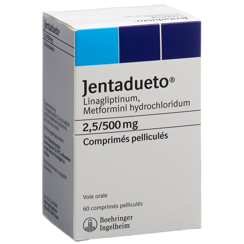 JENTADUETO cpr pell 2.5 mg/500 mg 60 pce