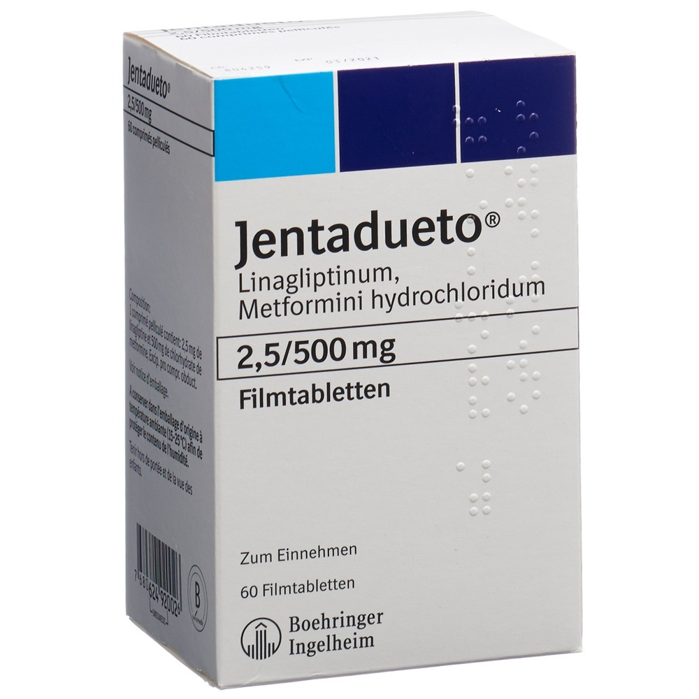 Jentadueto 2.5 mg/500 mg, Filmtabletten