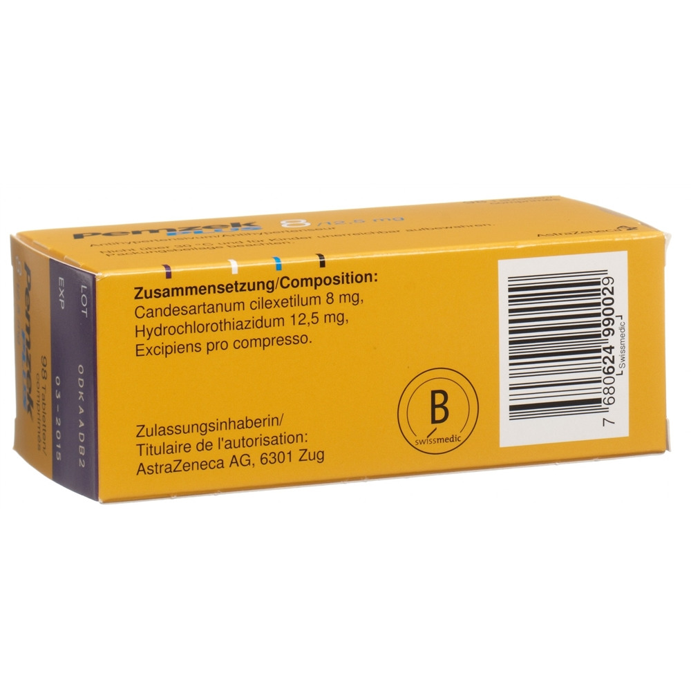 Pemzek PLUS 8/12.5 mg, Tabletten