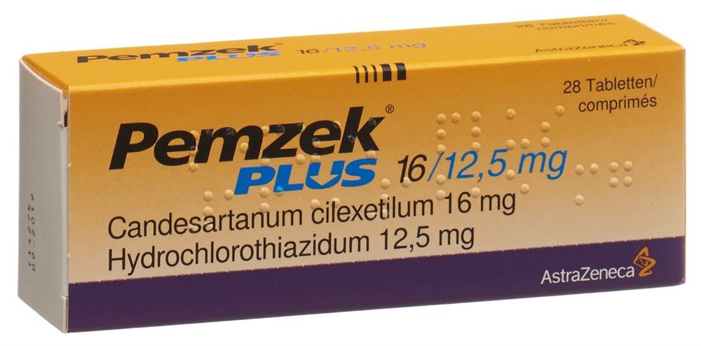 PEMZEK PLUS cpr 16/12.5 mg 28 pce