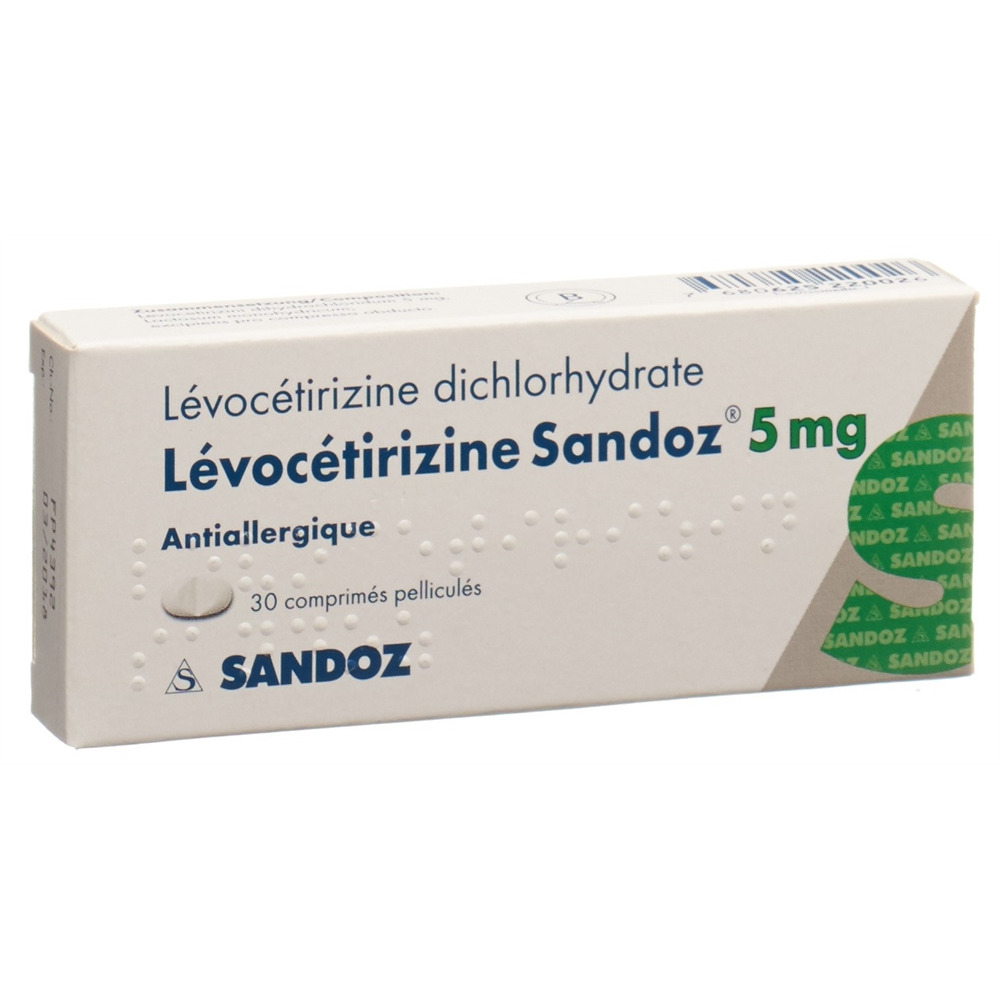 Levocetirizin Sandoz 5mg, Filmtabletten
