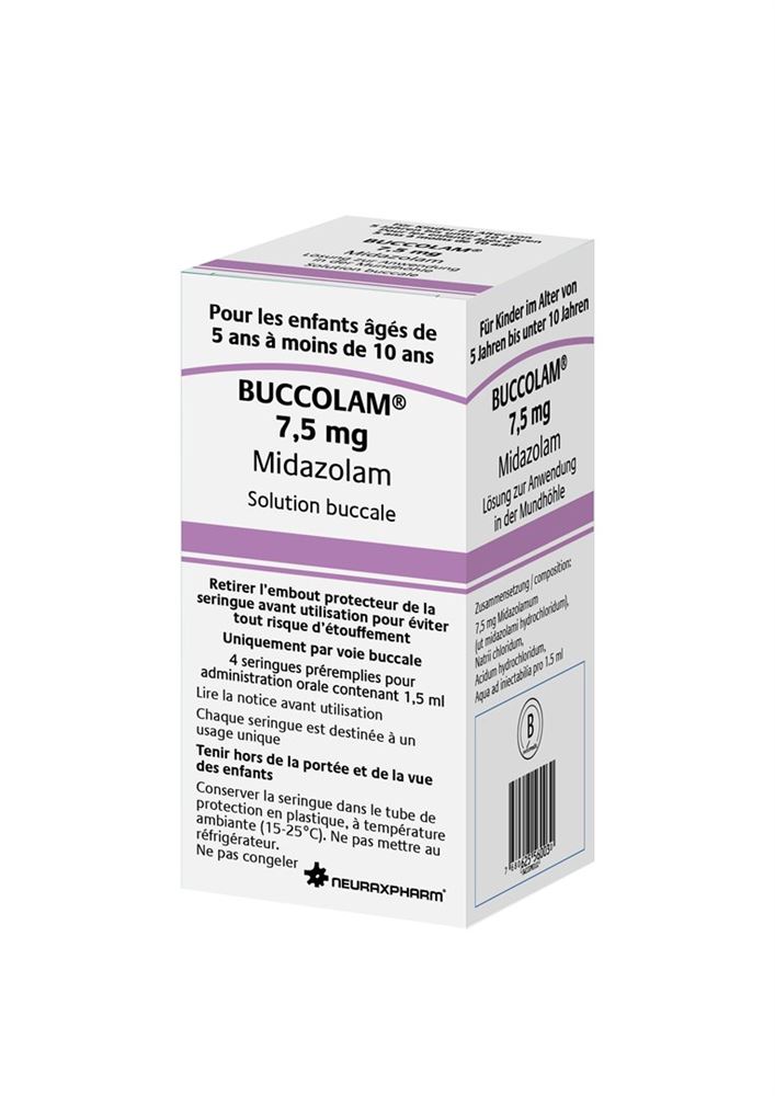 BUCCOLAM sol 7.5 mg/1.5ml ser pré 4 pce
