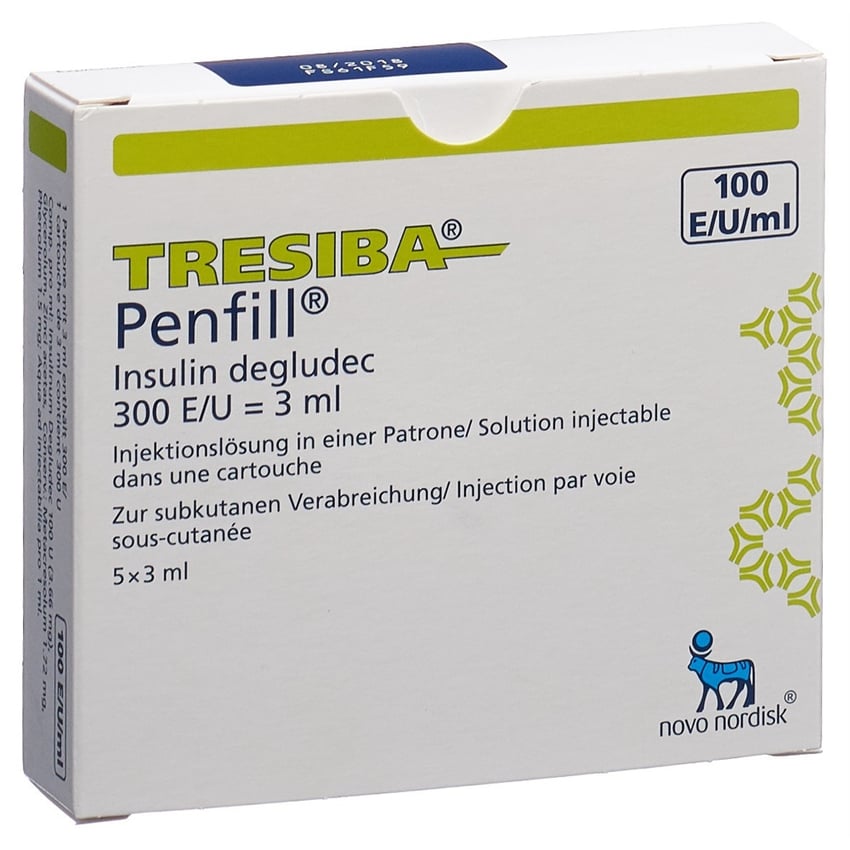 Tresiba Penfill, Injektionslösung