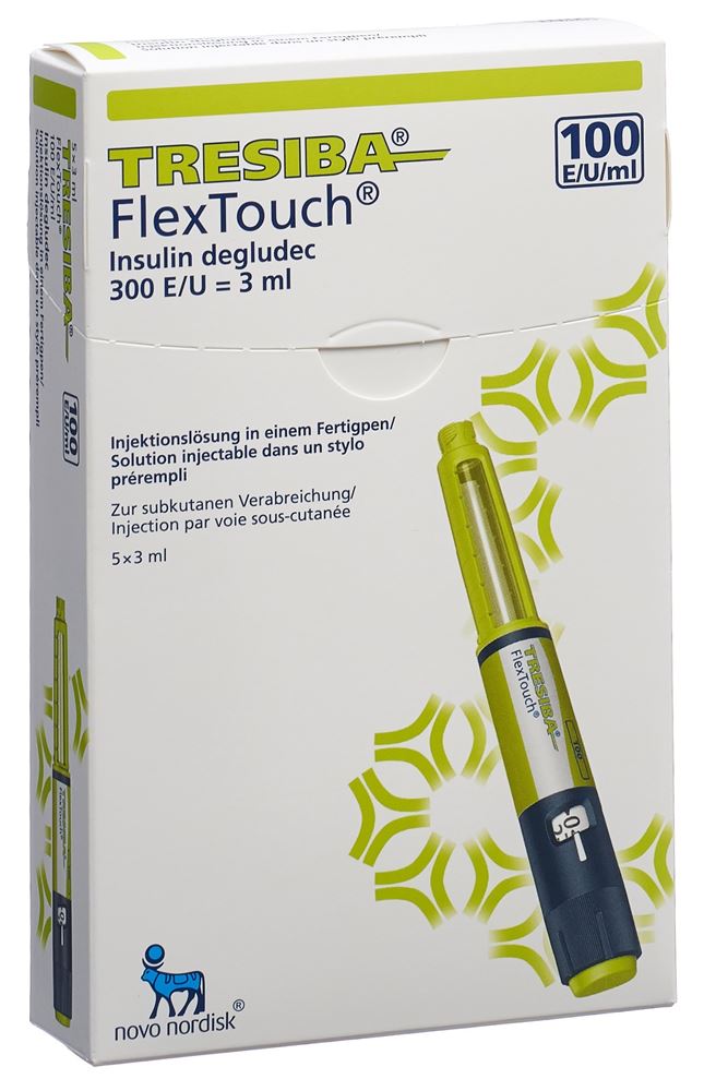 Tresiba FlexTouch 100 E/ml, Injektionslösung