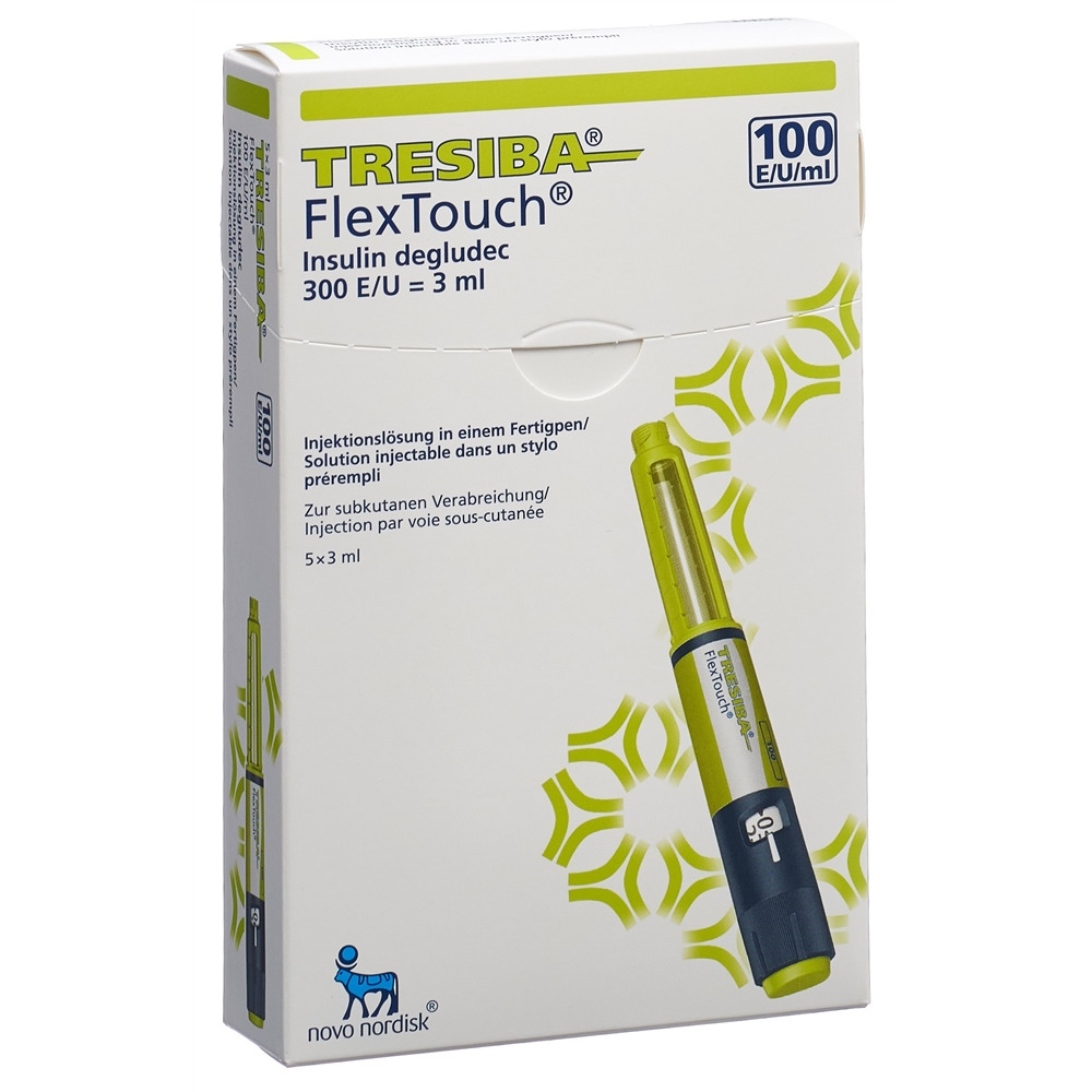 Tresiba FlexTouch 100 E/ml, Injektionslösung