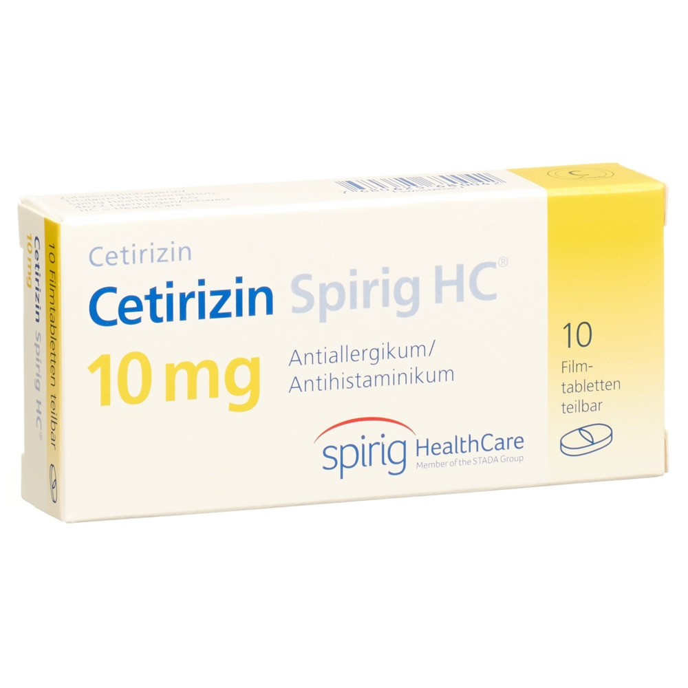Cetirizin Spirig HC, Filmtabletten