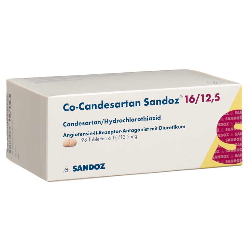 CANDESARTAN Plus CPS cpr 16/12.5mg 98 pce