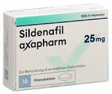 Sildenafil axapharm 25 mg, Filmtabletten
