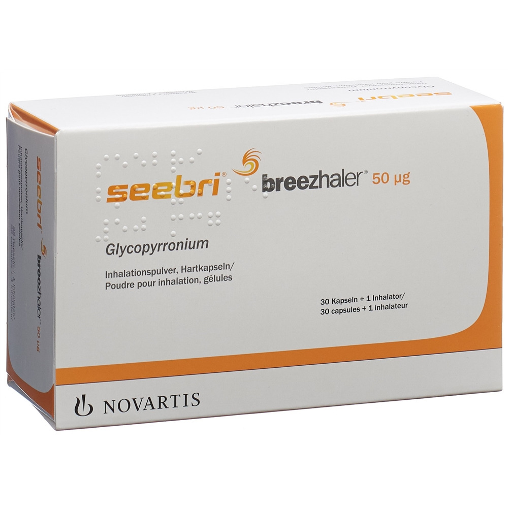 SEEBRI breezhaler caps inh 50 mcg 30 pce