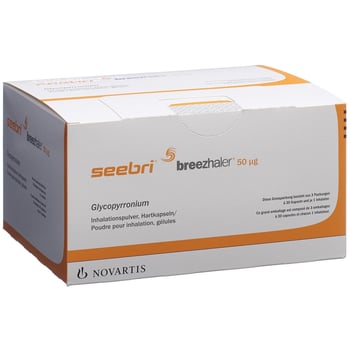 Seebri Breezhaler, 50 Mikrogramm, Hartkapseln mit Pulver zur Inhalation