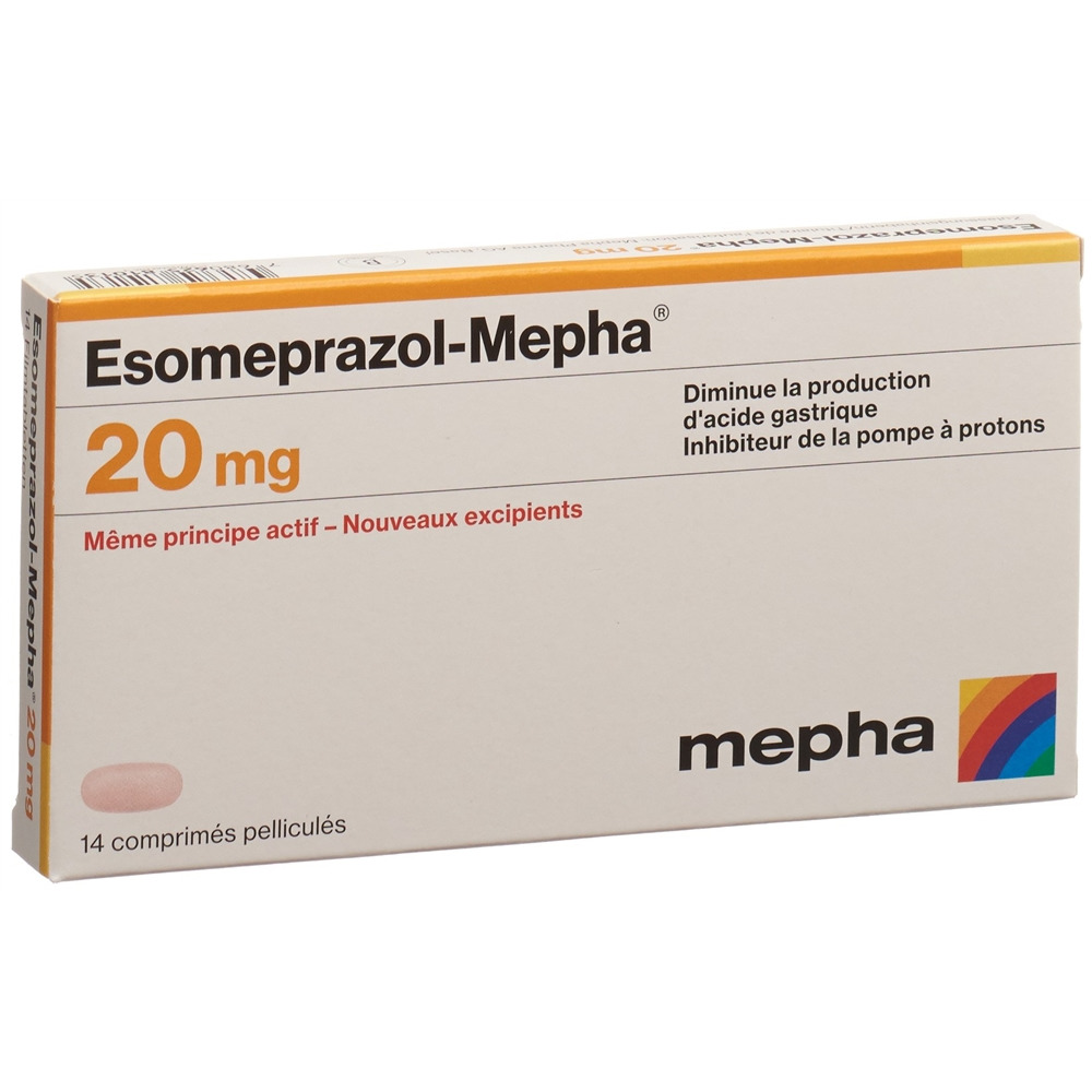 ESOMEPRAZOL Mepha cpr pell 20 mg 14 pce