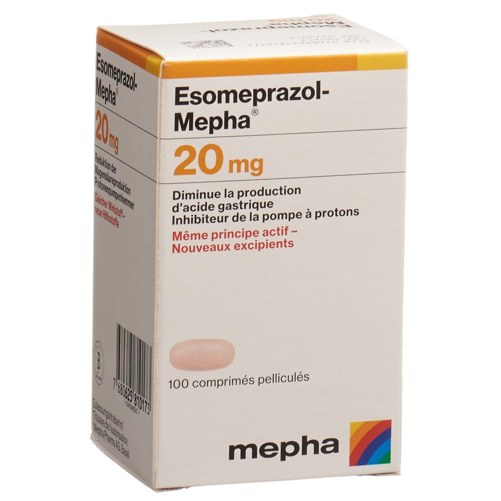 Esomeprazol-Mepha 20 mg, magensaftresistente Tabletten