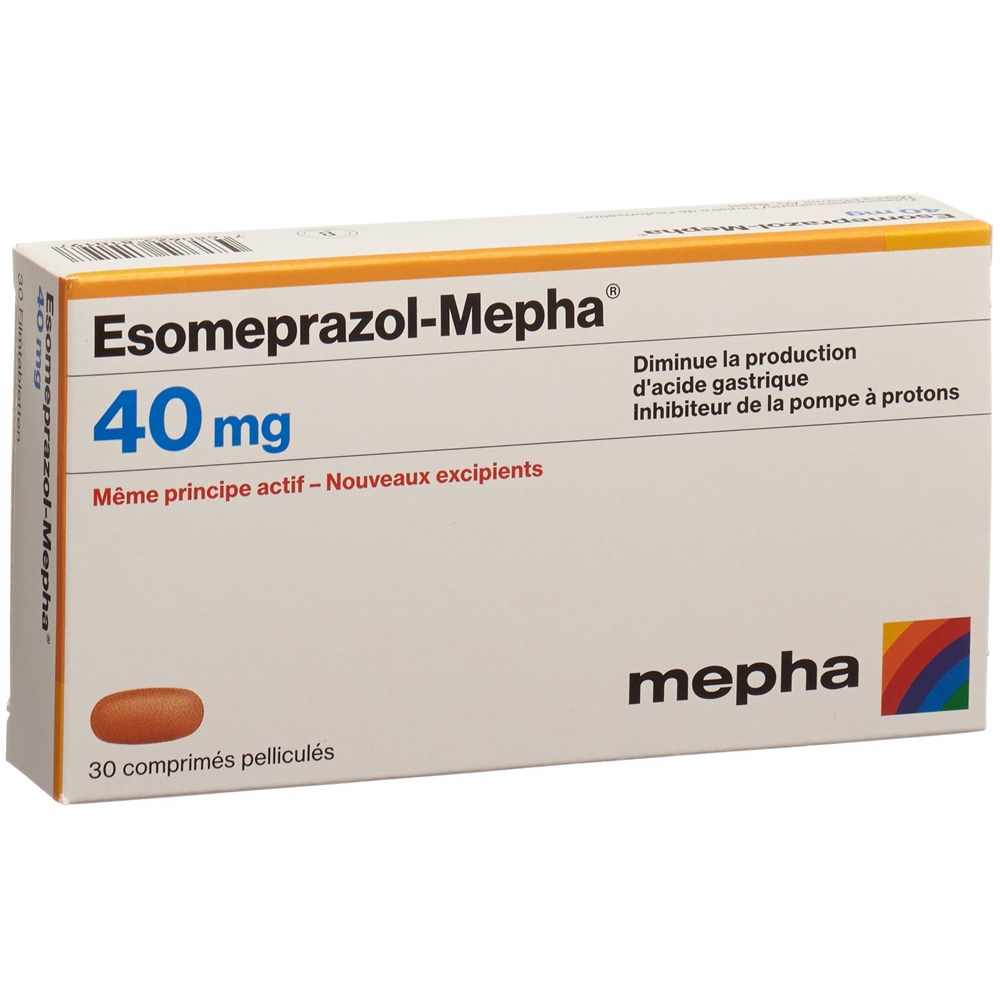 ESOMEPRAZOL Mepha cpr pell 40 mg 30 pce