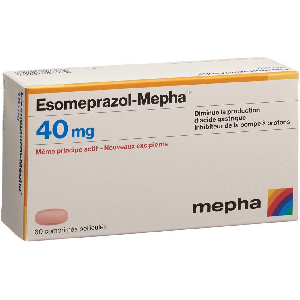 ESOMEPRAZOL Mepha cpr pell 40 mg 60 pce