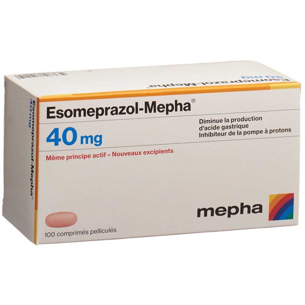 ESOMEPRAZOL Mepha cpr pell 40 mg 100 pce