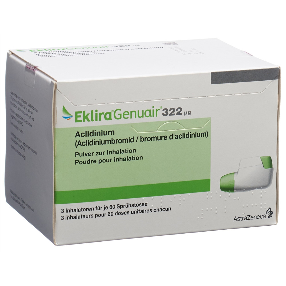 EKLIRA Genuair pdr inh 3 x 60 dos