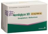 Kombiglyze XR 2.5 mg/1000 mg , Filmtabletten
