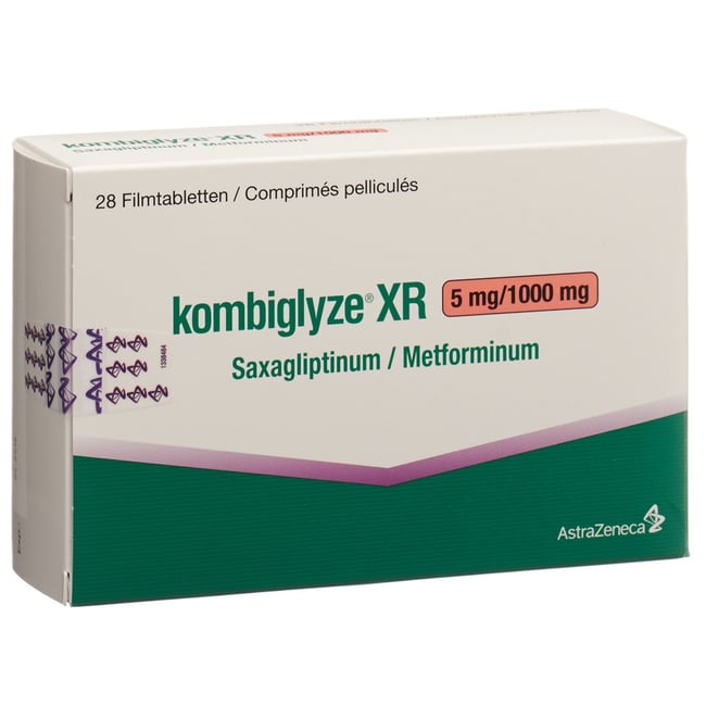 Kombiglyze XR 5 mg/1000 mg , Filmtabletten